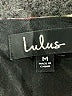 Lulus 100% Polyester Floral Black Cocktail Dress Size M - photo 7