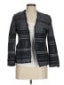 Ann Taylor LOFT 100% Cotton Chevron-herringbone Gray Blazer Size M - photo 1