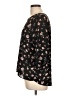 Papermoon 100% Polyester Black 3/4 Sleeve Blouse Size L - photo 5