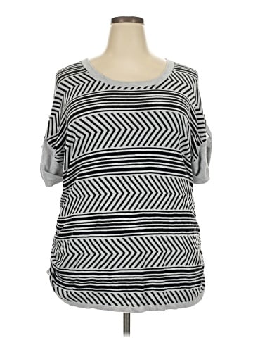 Lane Bryant Outlet Short Sleeve Top (view 1)