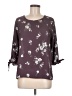 Papermoon 100% Polyester Purple 3/4 Sleeve Blouse Size M - photo 1