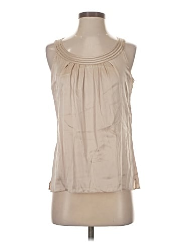 White House Black Market Sleeveless Silk Top (view 1)