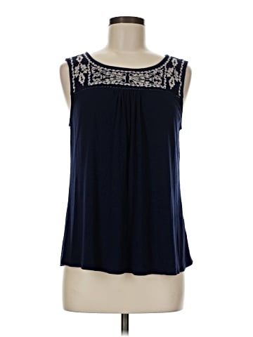 Skies Are Blue Sleeveless Blouse (view 1)
