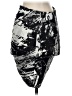 Helmut Lang Graphic Black Casual Skirt Size P (petite) - photo 2