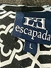 Escapada Black 3/4 Sleeve Blouse Size L - photo 7