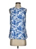 Tommy Hilfiger 100% Polyester Blue Sleeveless Blouse Size S - photo 1