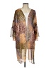 Democracy 100% Polyester Gold Kimono Size S - photo 1