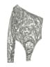 Unbranded 100% Polyester Silver Long Sleeve Top Size XS - photo 2