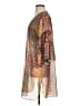 Democracy 100% Polyester Gold Kimono Size S - photo 5