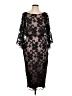 JS Collections 100% Polyester Black Cocktail Dress Size 10 - photo 1
