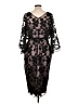 JS Collections 100% Polyester Black Cocktail Dress Size 10 - photo 2