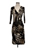 Tango Mango Animal Print Brown Cocktail Dress Size XS - photo 1