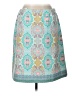 Talbots Outlet Print Teal Casual Skirt Size Lg Petite - photo 2