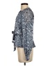 Parker Gray Long Sleeve Blouse Size XS - photo 5