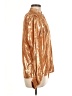 Unbranded Metallic Gold Long Sleeve Blouse Size 6 - photo 4