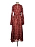 Lulus 100% Polyester Paisley Burgundy Cocktail Dress Size XS - photo 2