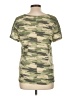 Cato Camo Green Short Sleeve Top Size L - photo 2