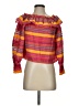 Parker Orange Long Sleeve Blouse Size S - photo 1