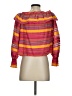 Parker Orange Long Sleeve Blouse Size S - photo 2
