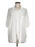 Splendid 100% Viscose White 3/4 Sleeve Button-Down Shirt Size M - photo 1