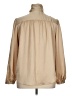 Ann Taylor 100% Polyester Tan Long Sleeve Blouse Size XL - photo 2