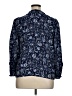 Aqua 100% Polyester Paisley Blue 3/4 Sleeve Blouse Size XL - photo 2