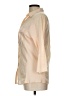 Max Studio 100% Cotton Color Block Tan 3/4 Sleeve Button-Down Shirt Size L - photo 5