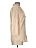 Max Studio 100% Cotton Color Block Tan 3/4 Sleeve Button-Down Shirt Size L - photo 4
