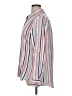 Life Style Stripes Silver Long Sleeve Button-Down Shirt Size XL - photo 5