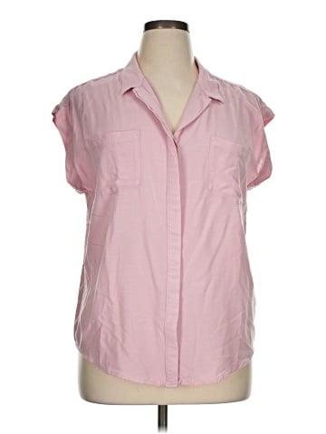 Jachs Girlfriend Sleeveless Button-Down Shirt (view 1)