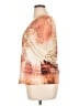 B.l.e.u. 100% Polyester Orange Short Sleeve Top Size XL - photo 5
