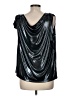 Torrid Metallic Black Short Sleeve Top Size Med Plus (00) - photo 2