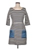 Tabitha Stripes Blue Casual Dress Size 6 - photo 1