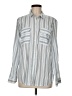 Express Silver Long Sleeve Henley Size M - photo 1
