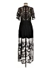 Unbranded 100% Polyester Black Casual Dress Size M - photo 2