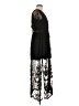 Unbranded 100% Polyester Black Casual Dress Size M - photo 4