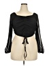 Unbranded Black Long Sleeve Blouse Size 2X - photo 1