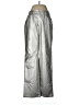 WAYF Metallic Silver Casual Pants Size M - photo 1