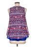 Japna 100% Polyester Blue Sleeveless Blouse Size M - photo 2