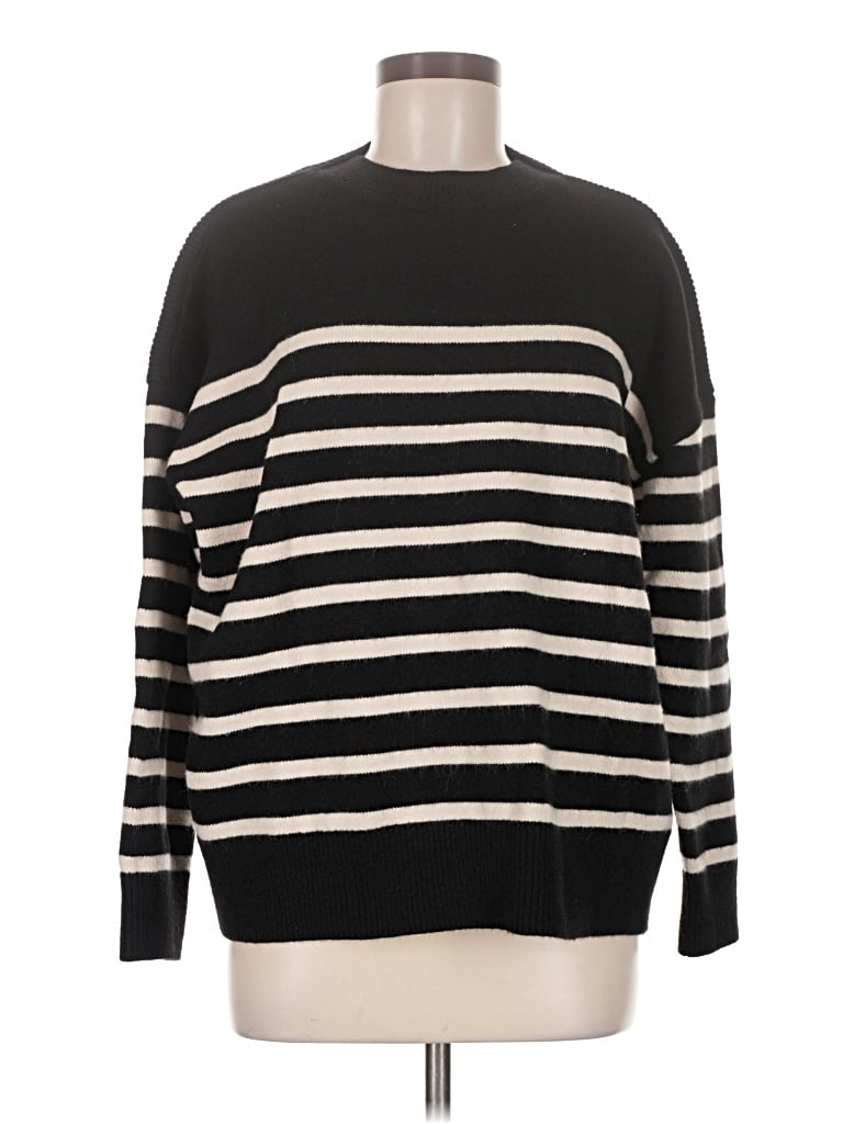 Pre-owned Zara Pullover Sweater In Black