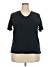Lands' End 100% Baumwolle Black Active T-Shirt Size 18 - 20 - photo 1