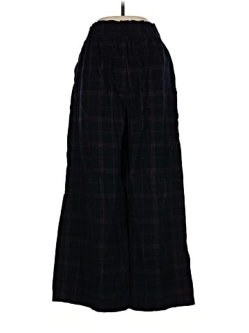 Madewell Corduroy Pull-On Wide-Leg Crop Pants in Windowpane (view 2)