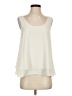 Joe Fresh 100% Polyester Ivory Sleeveless Blouse Size S - photo 1