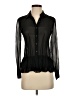 Theory 100% Silk Black Blouse Size 0 - photo 1