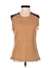 Ariella Brown Sleeveless Top Size S - photo 1