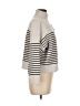 MNG Stripes Gray Turtleneck Sweater Size M - photo 4