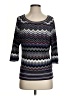 Guess Chevron-herringbone Purple Pullover Sweater Size S - photo 1