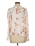 CeCe 100% Polyester Floral Ivory Long Sleeve Blouse Size S - photo 1