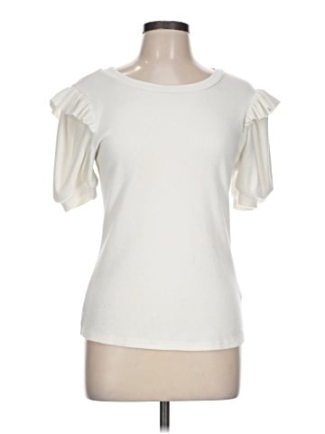 Hem & Thread Short Sleeve Top (view 1)