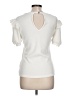 Hem & Thread Ivory Short Sleeve Top Size L - photo 2